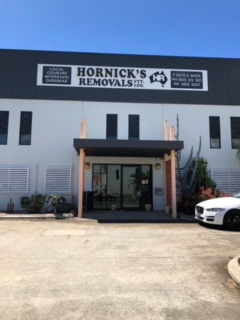 Front View of the Hornick's Removals Office - Home & Office Removals in Mackay, QLD